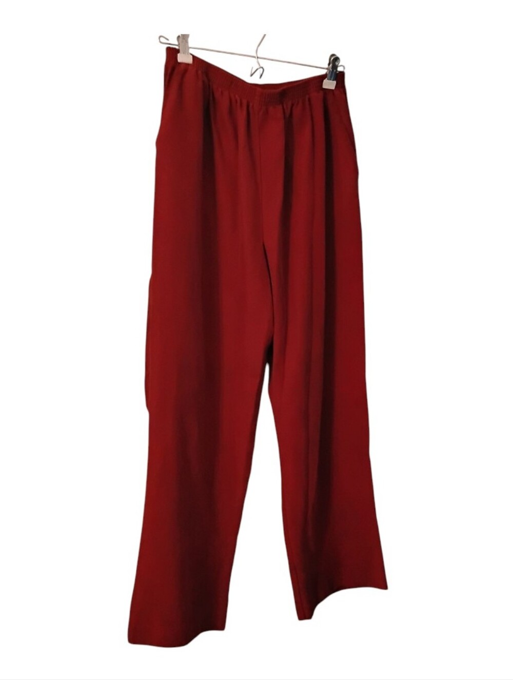 ALFRED DUNNER Pants, Rust, Women's Size 10, Polyester, Pre-owned